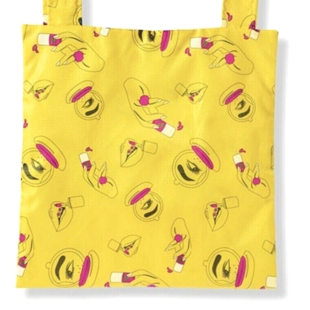 Yellow Wow Backpack Tote Benefit Cosmetics